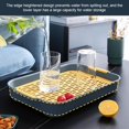 thumbnail image 2 of Drain Board for Kitchen Counter, Dish Drain Tray 2 Tier Non Slip Serving Tray, Kitchen Dish Drying Rack with Drainboard Perfect for Sink, Coffee Table, Outdoor, 2 of 8