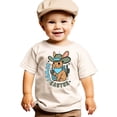 thumbnail image 2 of Howdy Easter Western Graphic Shirt for Boys Spring Desert Easter Rabbit Tee Natural Shirt 3T, 2 of 5