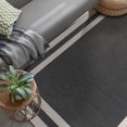 thumbnail image 2 of CAMILSON Crystal Dark Grey Area Rug, 3' x 5' Bordered, for Living Room, Bedroom, Dining Room Dark Grey / Cream Indoor Area Rugs, 2 of 9