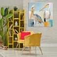 thumbnail image 3 of Stupell Industries Pelicans Abstract Pattern Animals & Insects Painting Gallery Wrapped Canvas Art Print Wall Art, 36 x 36, 3 of 8