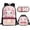 Axolotl Mushroom Pink Cute, variant on Sea Turtle Backpack with Lunch Box for Boys 3Pcs Elementary School Bag Back Pack Purse Mushroom Preschool Middle School Bookbag Satchel for Kids Boys Child Daypack Blue Ocean
