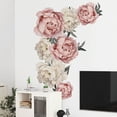thumbnail image 4 of Naiovety Pegatina de pared de flores, calcomanía de estilo elegante, papel tapiz artístico para el hogar y la Oficina, póster de fondo de sofá de PVC, Decoración del hogar Tipo 1 Naiovety HA077073-01, 4 of 6