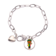 thumbnail image 1 of Black Wild Jamaica Cartoon Pulsera de cadena de corazón joyería encanto moda, 1 of 3