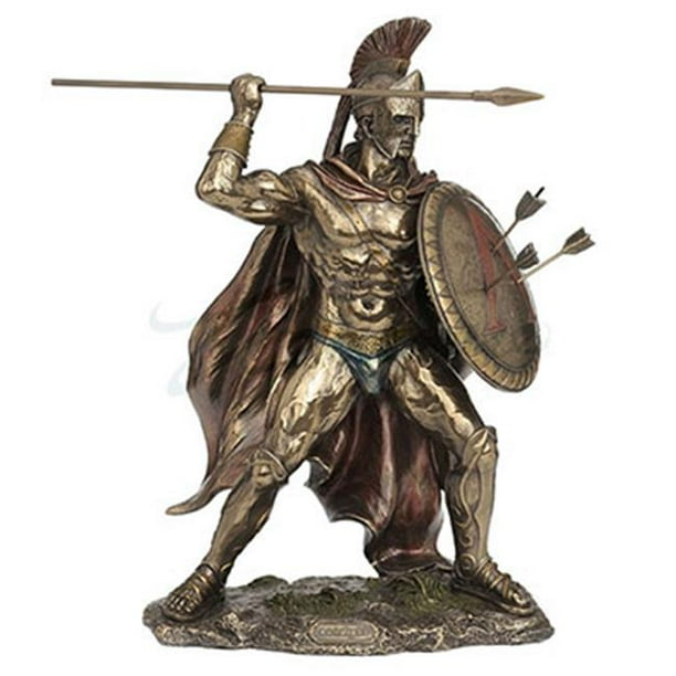 Veronese Design Wub4 King Leonidas Greek Warrior Of Sparta Bronze Walmart Com Walmart Com