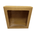 thumbnail image 2 of Caja Chica Para Pastel SimplePack Kraft 22x22x9.6 Cms Con Ventana, 2 of 3