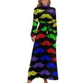 thumbnail image 1 of Moustache Robe Longue Robes pour Mariage Fête Robe d'Été Coréenne Femmes, 1 of 4