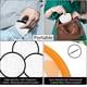 thumbnail image 4 of Ventiladores V-chen con forma de disco volador plegables, 50 unidades, 25 cm, con bolsas, 4 of 7