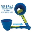 thumbnail image 4 of 1 Pc The Original Measuring Scoop + Funnel No Spill Preparation of Protein Powder, Workout & Sports Drinks, Formula & Kcup Refill Mess & Spill Free, 5.11x1.96 Inch, Green, 4 of 9