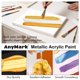 thumbnail image 5 of Set de pintura acrílica metalizada AnyMark, 36 colores, 60 ml, 12 pinceles, 5 of 7