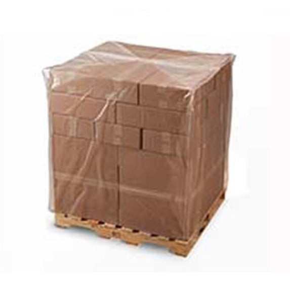 Gusseted Poly Bags on Roll, 4 mil, 44W X 36D X 80L inches - Roll of 35 Bags