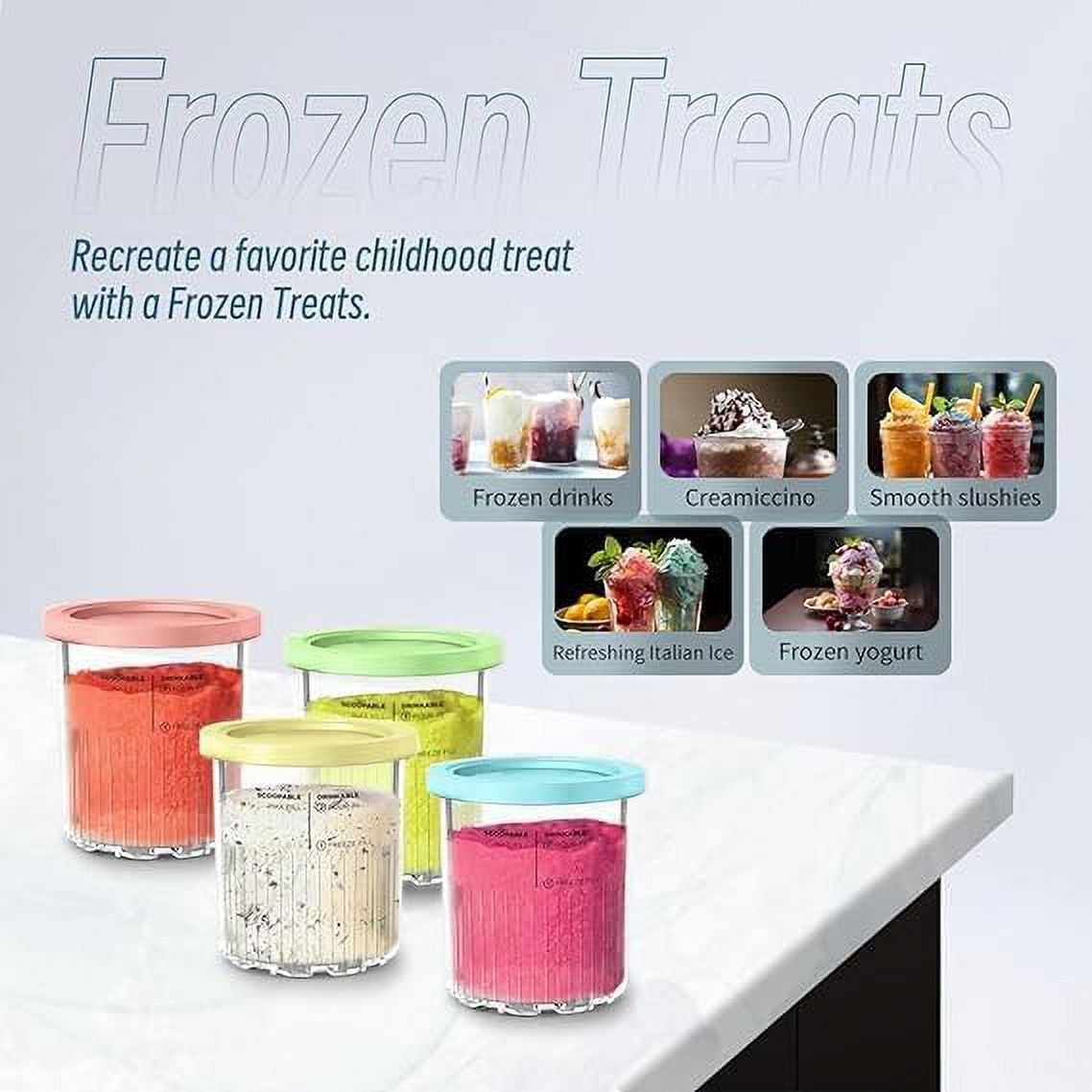seiihem 24oz Reusable Ice Cream Pint Containers with