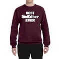 thumbnail image 2 of Wild Bobby, Funny Best Godfather Ever, Pop Culture, Unisex Crewneck Graphic Sweatshirt, Maroon, Small, 2 of 3
