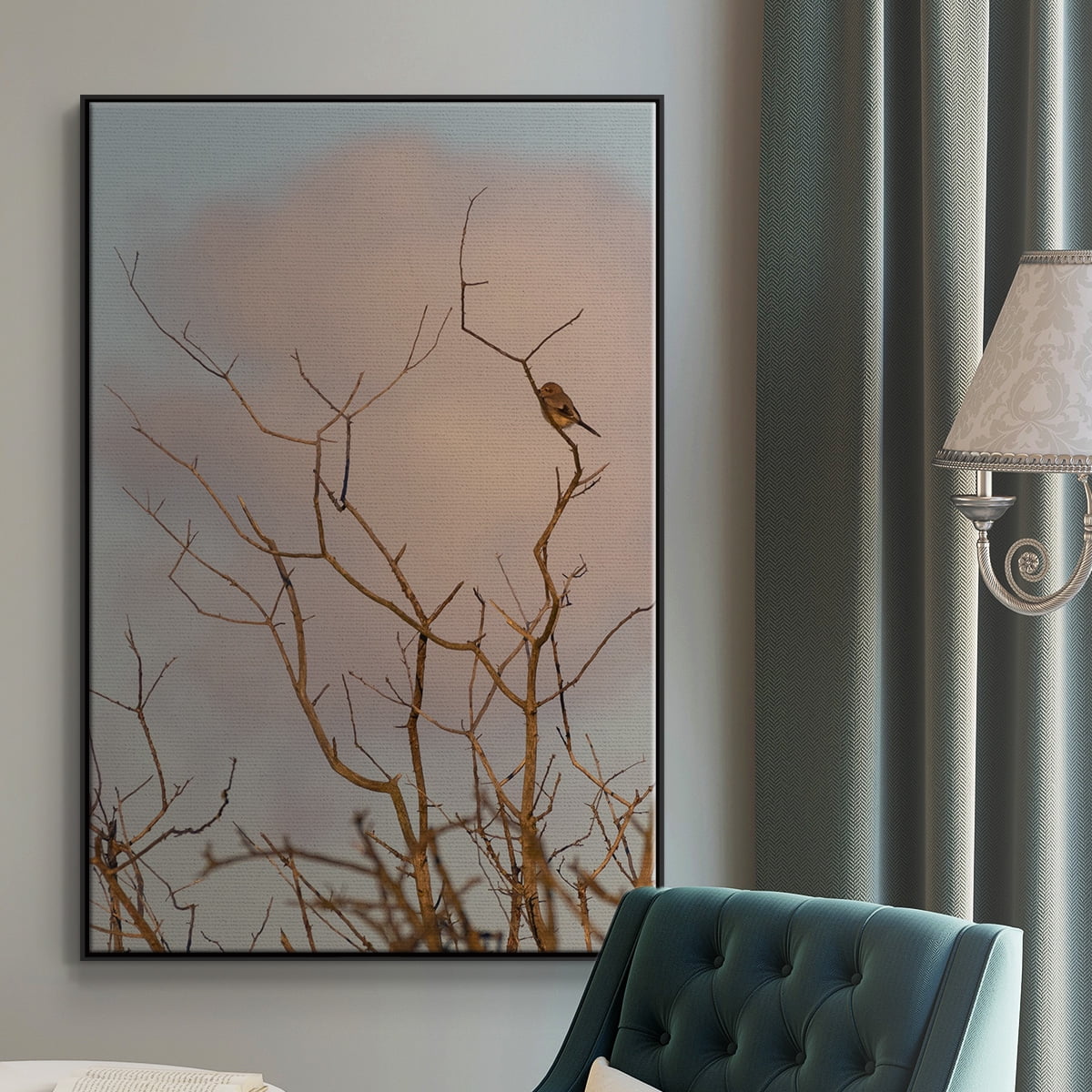 At Dawn Framed Premium Gallery Wrapped Canvas - Ready to Hang
