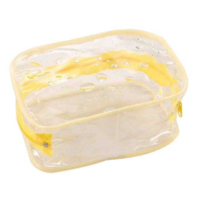 Trousse de Toilette Transparente Imperméable, Pochette de Maquillage Portable, Trousse Cosmétique pour Femmes