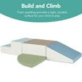 thumbnail image 2 of Best Choice Products 4-Piece Kids Climb & Crawl Soft Foam Block Playset Structures for Child Development - Earth Tone, 2 of 7