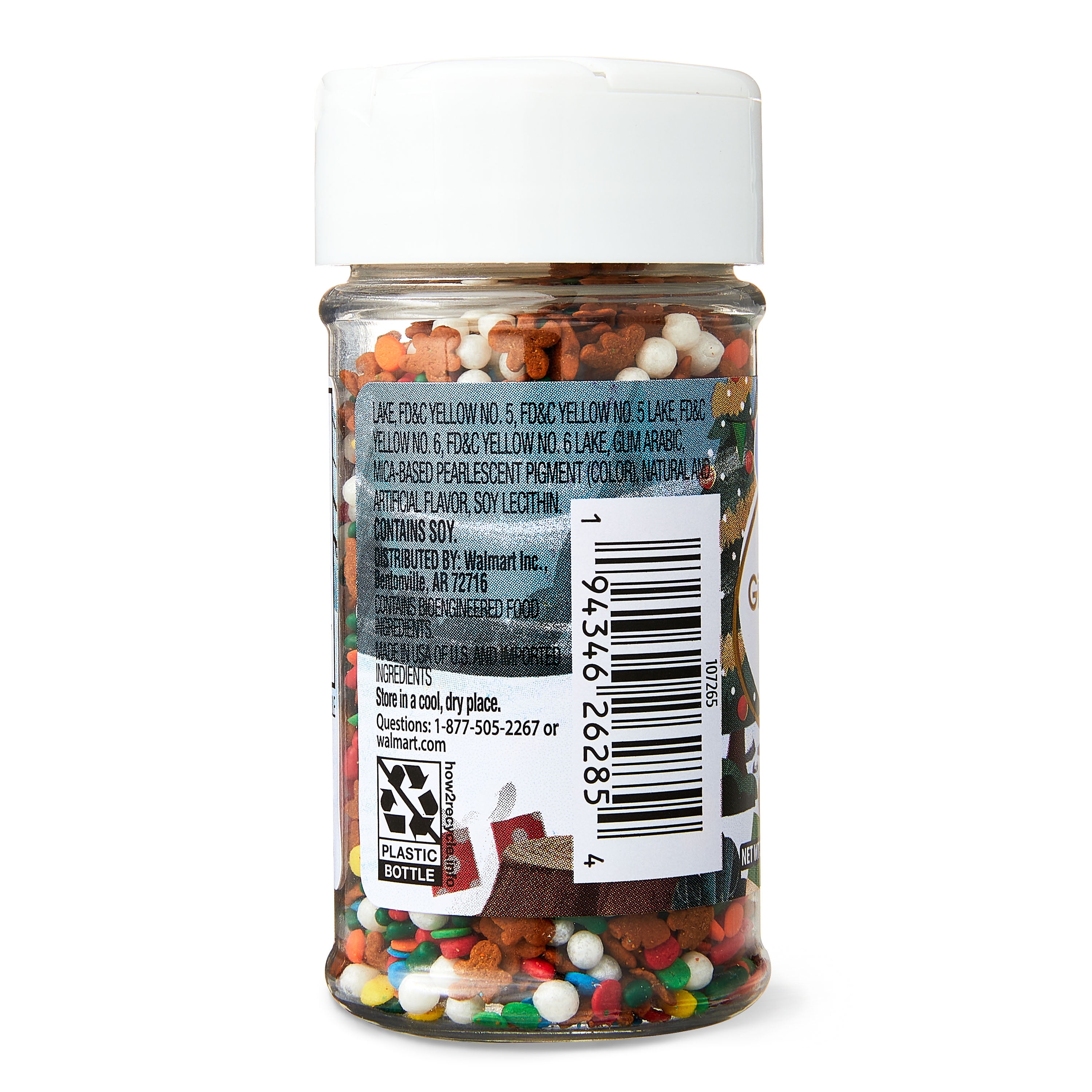 Great Value Gingerbread Man Sprinkles, 2.3 oz