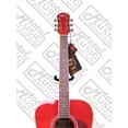 thumbnail image 4 of Oscar Schmidt OG2 Acoustic Guitar, Red, Gigbag Bundle, OG2TR BAGPACK, 4 of 10