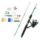 thumbnail image 5 of de pesca para niños con señuelos accesorios de pesca caña de pesca telescópica portátil y carrete para niños principiantes principiantes Caña de pesca verde, 5 of 8