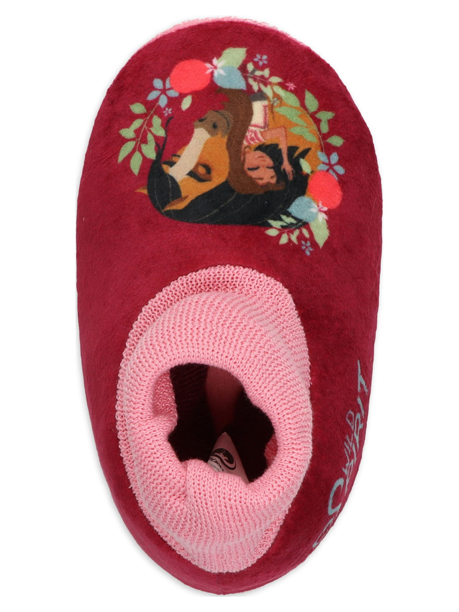 Spirit Riding Free Slip On Cozy Sock Top Slipper (Toddler Girls)