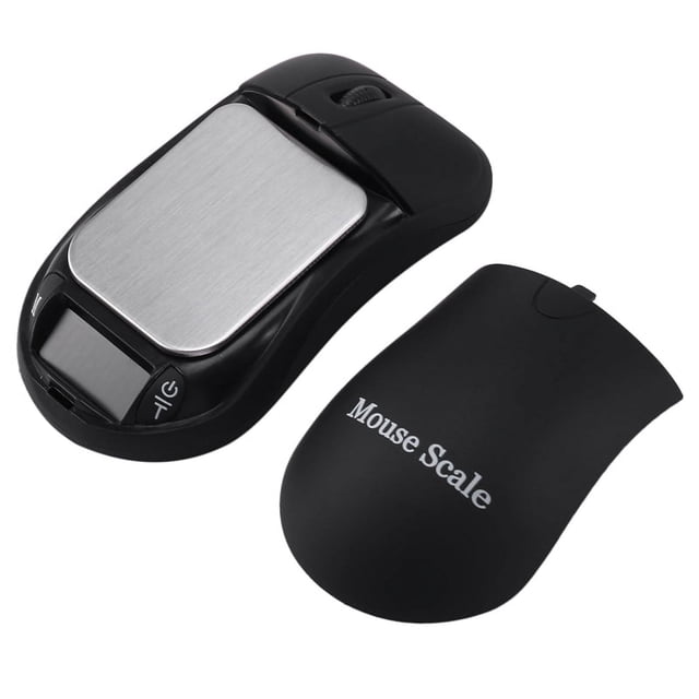 Báscula digital de bolsillo de 500 g x 0,01 g, báscula de peso, minibáscula, báscula electrónica para función de ratón real