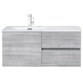 thumbnail image 2 of Cutler Kitchen and Bath Beachwood 42" Wood Wall Mount Bathroom Vanity in Gray, 2 of 5