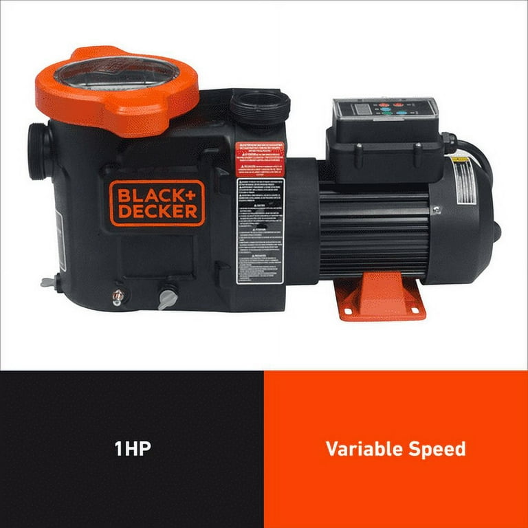 Black & Decker Variable Speed Pool Pump Unboxing and Installation 