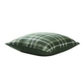 thumbnail image 4 of My Texas House Tatum Plaid Square Decorative Pillow Cover, 20" x 20", Green, 4 of 5