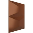 thumbnail image 2 of 19 5/8"W x 19 5/8"H Aberdeen EnduraWall Decorative 3D Wall Panel, Bright Coat Copper (Covers 2.67 Sq. Ft.), 2 of 6