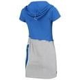 thumbnail image 2 of Women's Refried Apparel Royal/Gray Indianapolis Colts Sustainable Hooded Mini Dress, 2 of 2