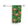 thumbnail image 6 of Wukai Flamingo Lightweight, Quick-Drying Microfiber Towels - Soft and Absorbent for Fitness, Sports, Yoga, Travel, Gym - 2 Pack, Dark Grey, 6 of 8
