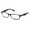 Black/Clear, variant on IG Unisex Clear Lens Plastic Fashion Glasses