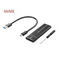 thumbnail image 2 of M2 SSD Enclosure NVMe USB3.1 External Storage HDD Case 10Gbps PCIe SSD Box Type-C High-speed External Solid-state Hard Drive, 2 of 10