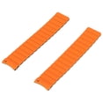 thumbnail image 1 of Correa de reloj magnética Universal de silicona, 2 uds., para Amazfit GTR 3 3 Pro 22mm, negro y naranja, 1 of 9
