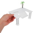 thumbnail image 3 of VERDANVERSE Turtle Tank Basking Platform White ABS Material with Convenient Lightweight Design, 3 of 8