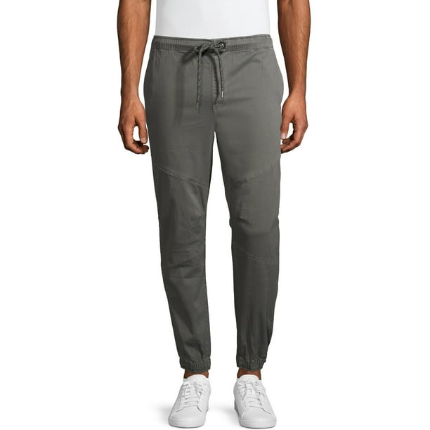stretch twill joggers