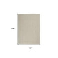 thumbnail image 4 of 6' x 9' Ivory Geometric Power Loom Area Rug, 4 of 10