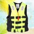 thumbnail image 6 of Universal Adult Life Vest Jacket, Portable Buoyancy Vest for Water Sports(Green S), 6 of 8