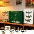 thumbnail image 3 of WWII Aircraft Advent Calendar 2025, 24 Days Aircraft Advent Calendar Christmas Countdown Calendar with 24 PCS Plane Model, Christmas Tree Decoration Ornaments, Aircraft, 3 of 6