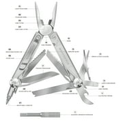 Ozark Trail Multiforce 18-in-1 Premium Multi-Tool, Stainless Steel for Camping & DIY Use