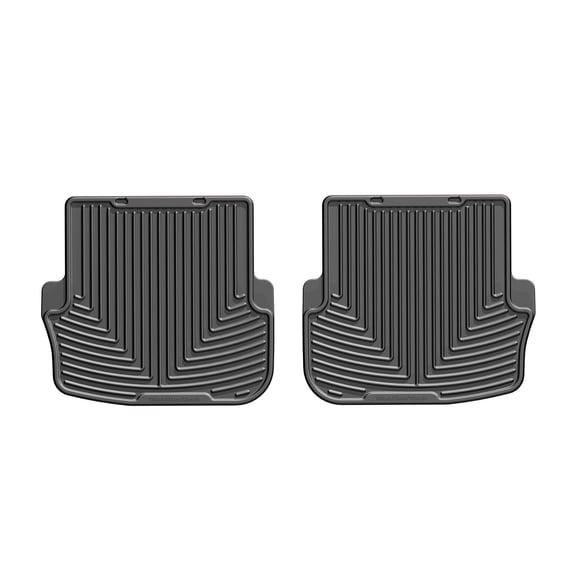 WeatherTech All-Weather Floor Mats compatible with Mercedes E-Class, AMG C 43 Coupe, AMG C 63, AMG C 63 Cabriolet, AMG C 63 Coupe, C-Class - 2nd Row, Black