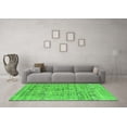thumbnail image 3 of Ahgly Company Indoor Rectangle Oriental Green Industrial Area Rugs, 5' x 7', 3 of 4
