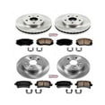 thumbnail image 3 of PowerStop Front and Rear Stock Replacement Brake Pad and Rotor Kit Fits: BUICK CHEVROLET SAAB Select Models KOE5523, 3 of 8