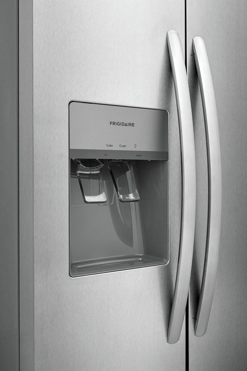 Frigidaire FRSS2323AS 22 Cu. Ft. 33" Standard-Depth Side by Side Refrigerator, Stainless Steel