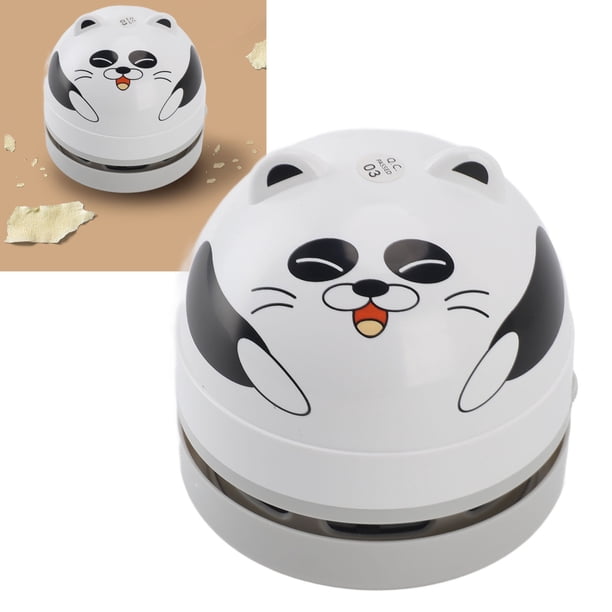Fuerte Succión Portátil Mini Cute Cartoon Desktop Ascuumer, Ideal Para Limpiar Las Migajas De Polvo Adecuadas Para Computadora, Automóvil, Mesa