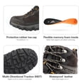 thumbnail image 3 of NORTIV 8 Men's Waterproof Hiking Boots Outdoor Mid Trekking Backpacking Mountaineering Shoes, 3 of 5