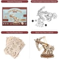 thumbnail image 4 of ROBOTIME Siege Heavy Ballista Wooden 3D Puzzle Toy Kits to Build, Home Decor Building Model Craft Kits, Gifts for Teens Adults, 4 of 6
