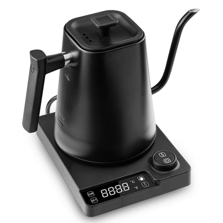 GCP Products GCP-US-566622 Electric Gooseneck Kettle With Temperature  Control, Pour Over Coffee & Tea, 1200W 180-Sec Quick Boil Time, 600G Ultra  Light, …