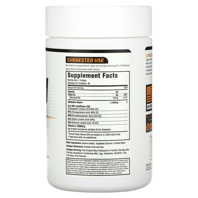 Musclesport LipoSlim Revolution, Fat Metabolizer with EPA, DHA