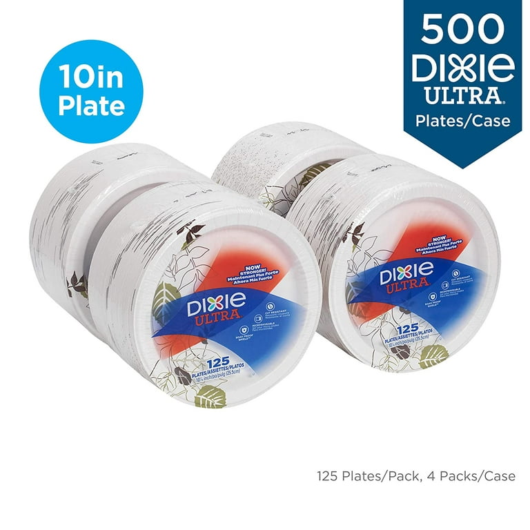 Dixie Ultra Pathways Heavy-Weight Paper Plates, 10”, 500/Carton (SXP10PATH)