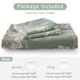 thumbnail image 6 of ATsense Duvet Cover Set King Size, 100% Cotton, 1 Duvet Cover and 2 Pillow Shams (King, Sage Green), 6 of 6